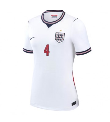 England Declan Rice #4 Hjemmebanetrøje Dame VM 2026 Kortærmet